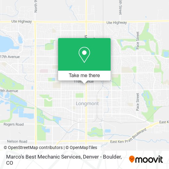 Marco's Best Mechanic Services map