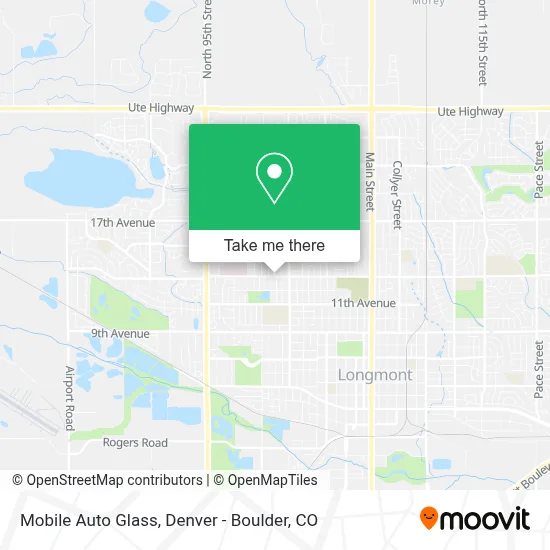 Mobile Auto Glass map