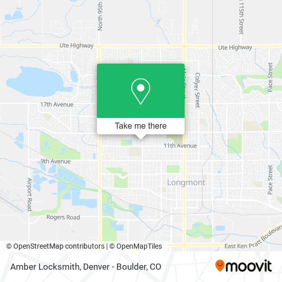 Amber Locksmith map
