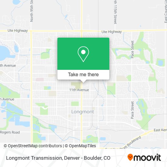 Mapa de Longmont Transmission
