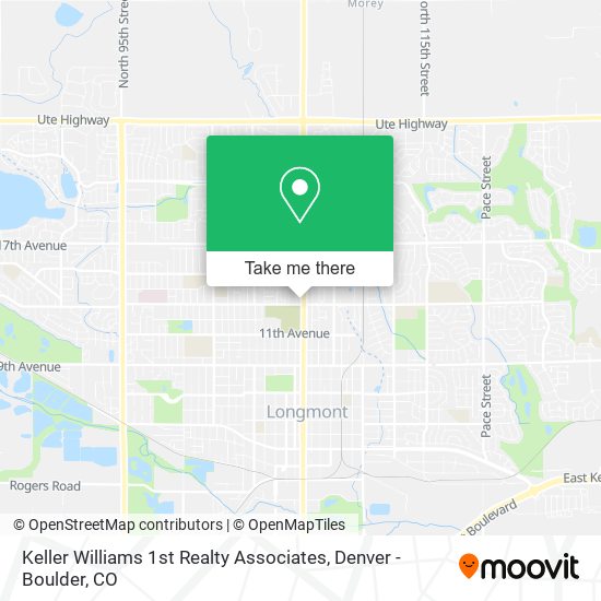 Mapa de Keller Williams 1st Realty Associates