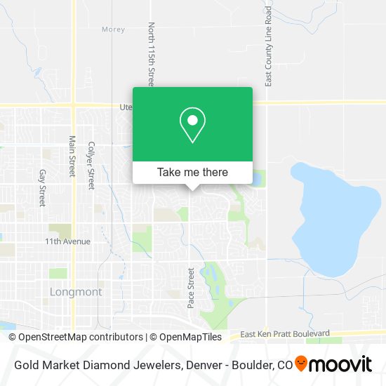 Gold Market Diamond Jewelers map