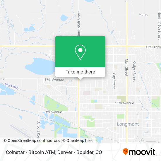 Mapa de Coinstar - Bitcoin ATM