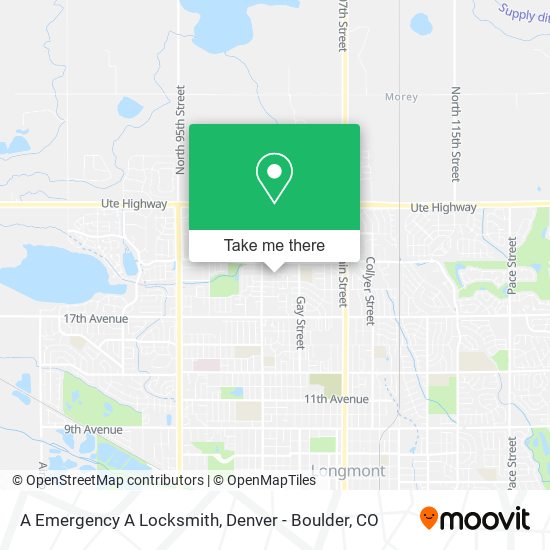 Mapa de A Emergency A Locksmith