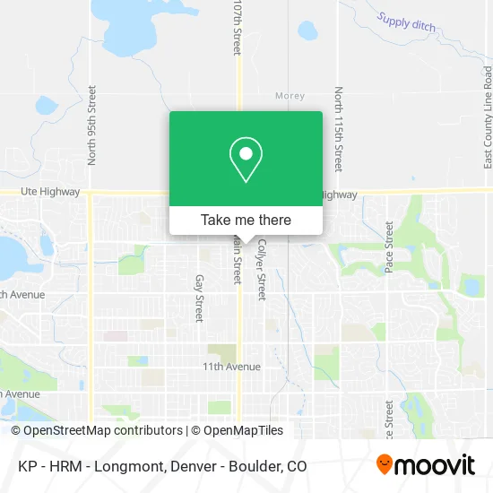 KP - HRM - Longmont map
