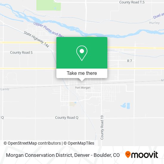 Mapa de Morgan Conservation District