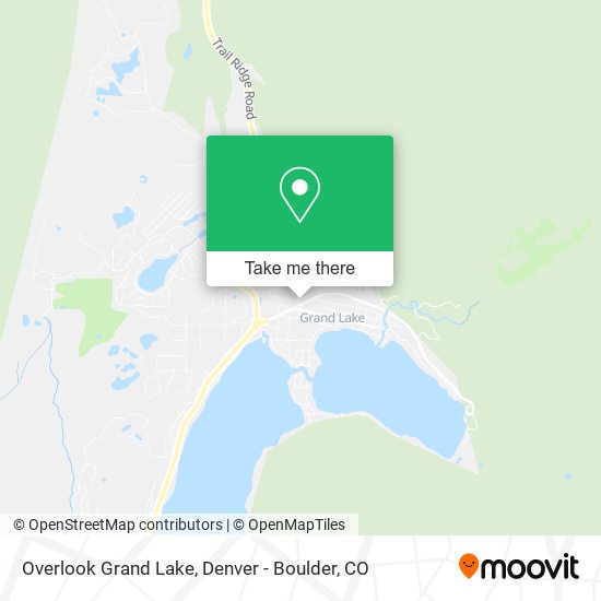 Overlook Grand Lake map