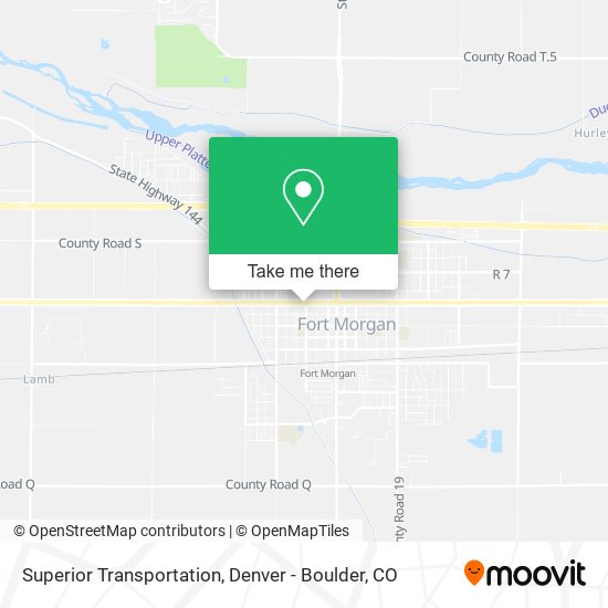 Superior Transportation map