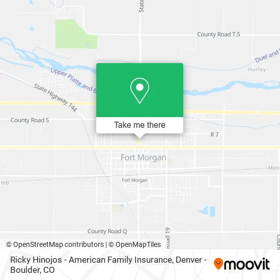 Ricky Hinojos - American Family Insurance map