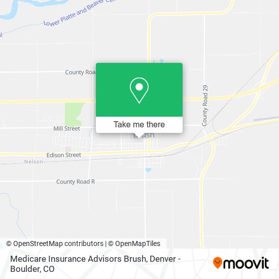 Medicare Insurance Advisors Brush map