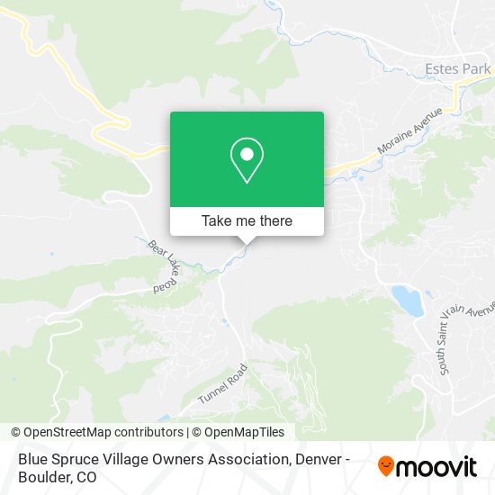 Blue Spruce Village Owners Association map