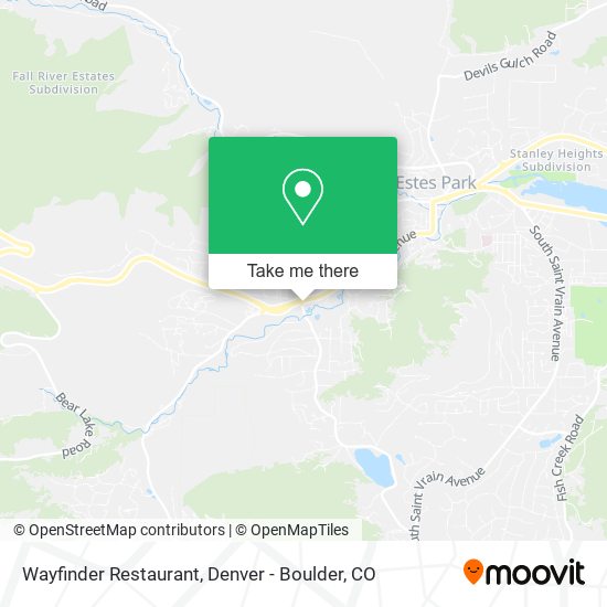 Mapa de Wayfinder Restaurant