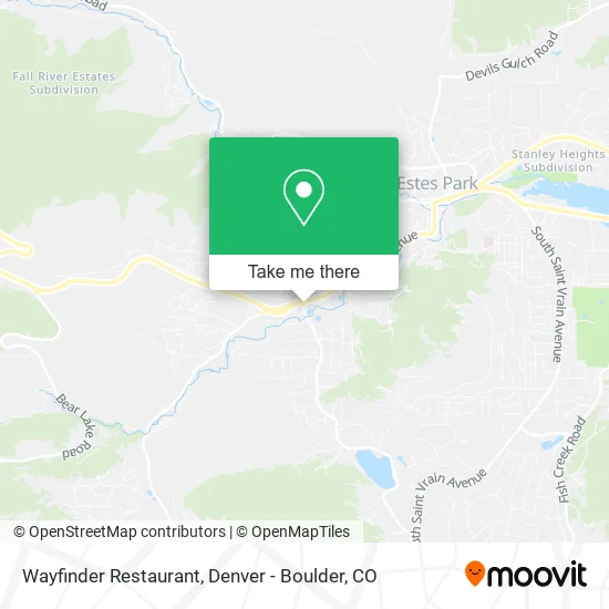 Wayfinder Restaurant map