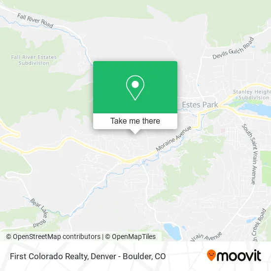 First Colorado Realty map