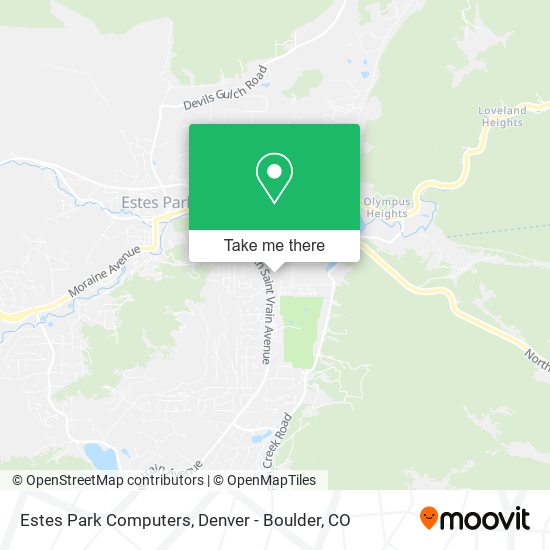 Mapa de Estes Park Computers