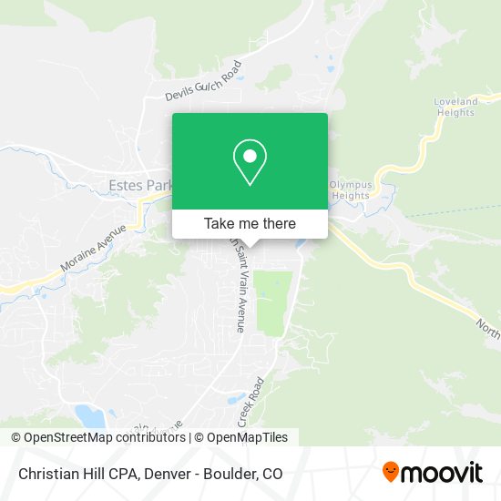 Christian Hill CPA map