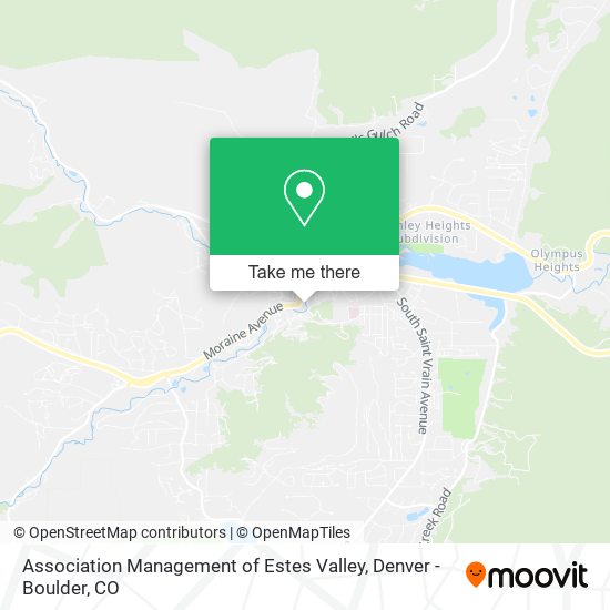 Association Management of Estes Valley map