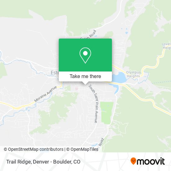 Mapa de Trail Ridge