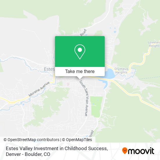 Mapa de Estes Valley Investment in Childhood Success