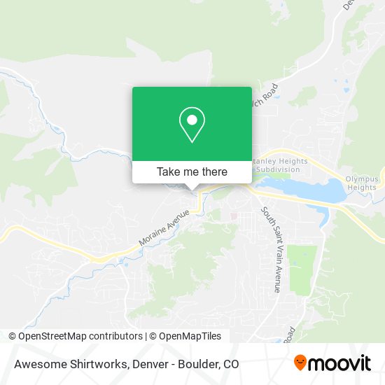 Awesome Shirtworks map