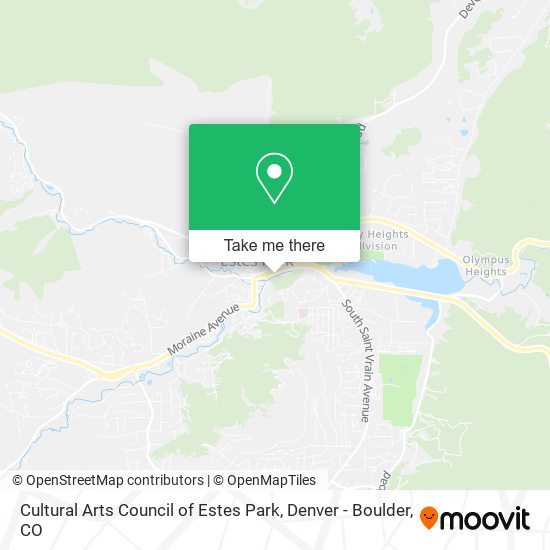 Cultural Arts Council of Estes Park map