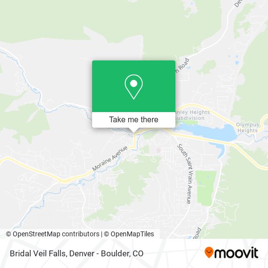 Bridal Veil Falls map