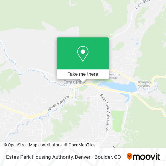 Mapa de Estes Park Housing Authority