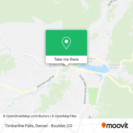 Timberline Falls map