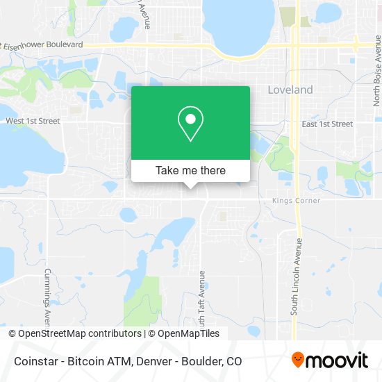 Coinstar - Bitcoin ATM map