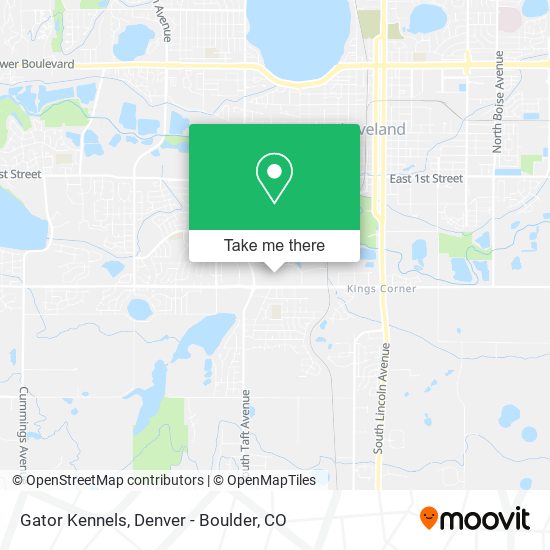 Mapa de Gator Kennels