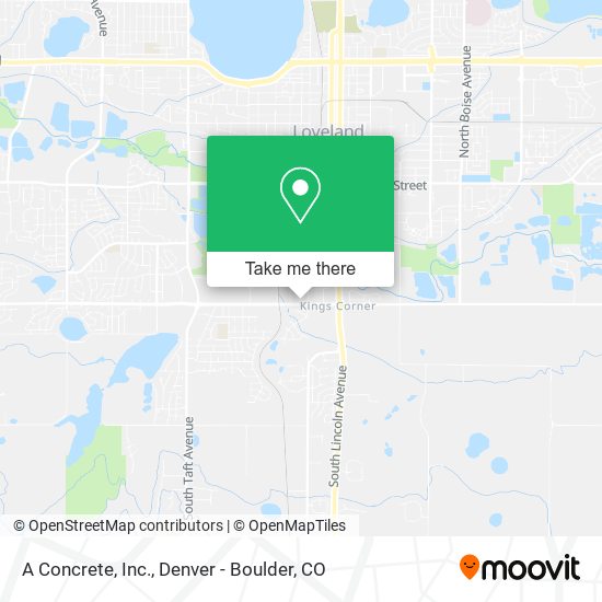 A Concrete, Inc. map