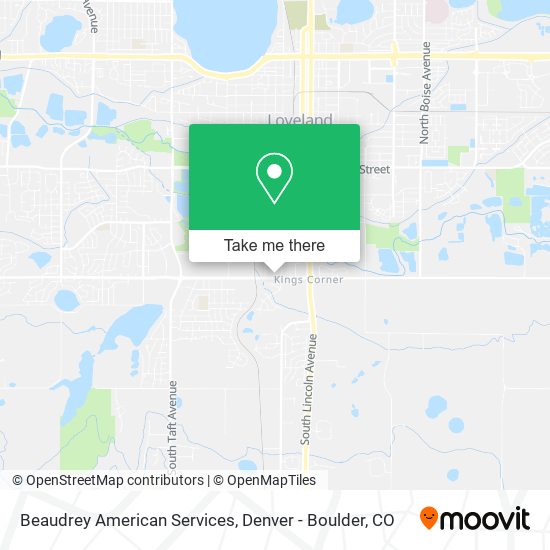Beaudrey American Services map