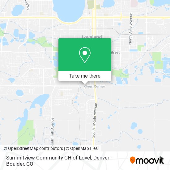 Mapa de Summitview Community CH of Lovel