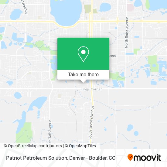 Mapa de Patriot Petroleum Solution