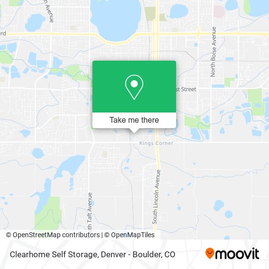 Mapa de Clearhome Self Storage