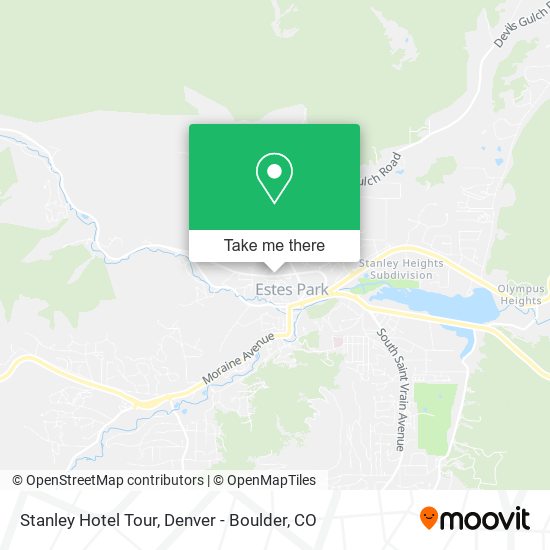 Stanley Hotel Tour map