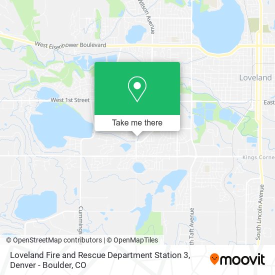 Mapa de Loveland Fire and Rescue Department Station 3