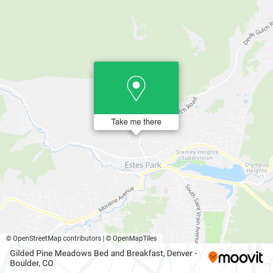 Gilded Pine Meadows Bed and Breakfast map