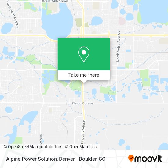 Alpine Power Solution map