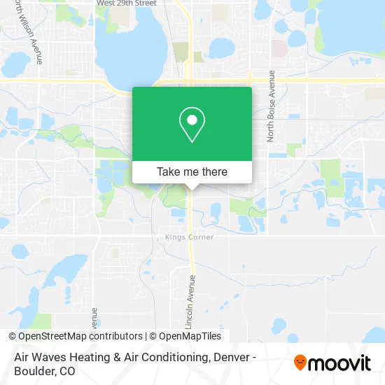 Air Waves Heating & Air Conditioning map
