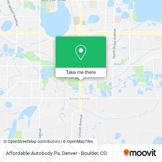 Affordable Autobody Pa map
