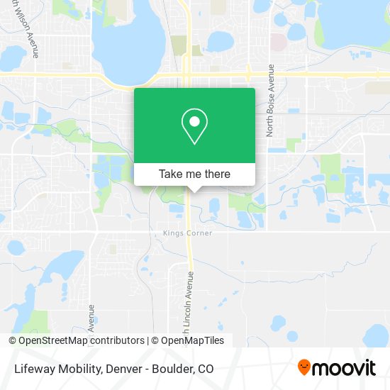 Mapa de Lifeway Mobility