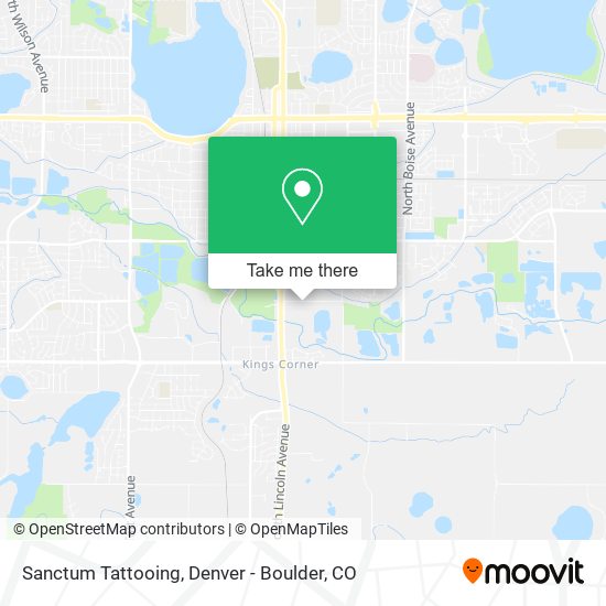 Sanctum Tattooing map