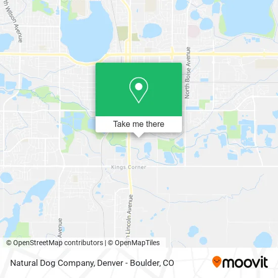 Natural Dog Company map