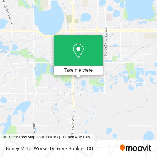 Mapa de Boney Metal Works