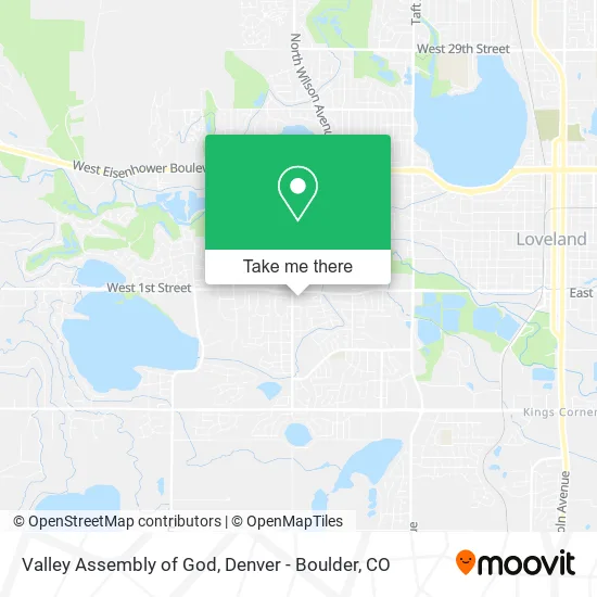 Valley Assembly of God map