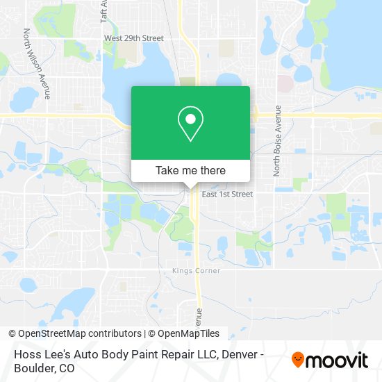 Hoss Lee's Auto Body Paint Repair LLC map