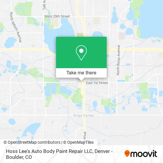Hoss Lee's Auto Body Paint Repair LLC map