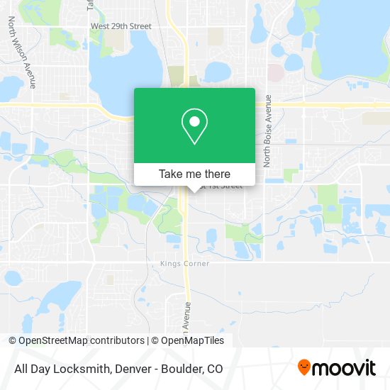 All Day Locksmith map