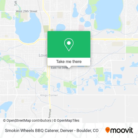 Smokin Wheels BBQ Caterer map